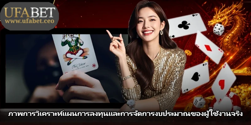 ภาพการวิเคราะห์แผนการลงทุนและการจัดการงบประมาณของผู้ใช้งานจริง