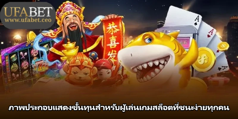 ภาพประกอบแสดงขั้นทุนสำหรับผู้เล่นเกมสล็อตที่ชนะง่ายทุกคน