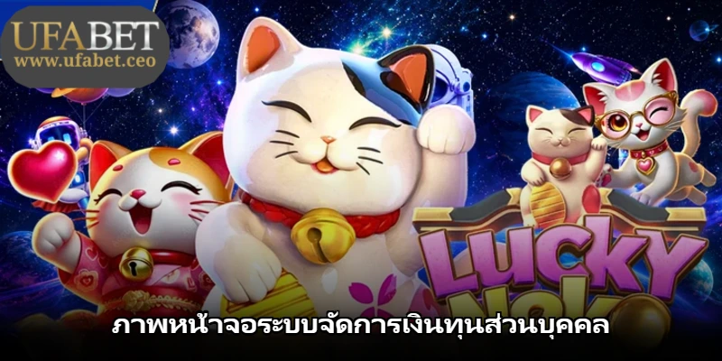 ภาพหน้าจอระบบจัดการเงินทุนส่วนบุคคล