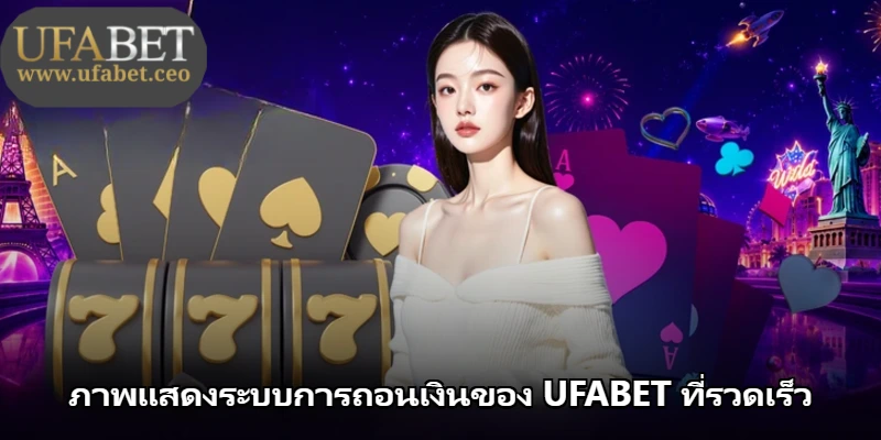 ภาพแสดงระบบการถอนเงินของ UFABET ที่รวดเร็ว